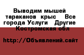 Выводим мышей ,тараканов, крыс. - Все города Услуги » Другие   . Костромская обл.